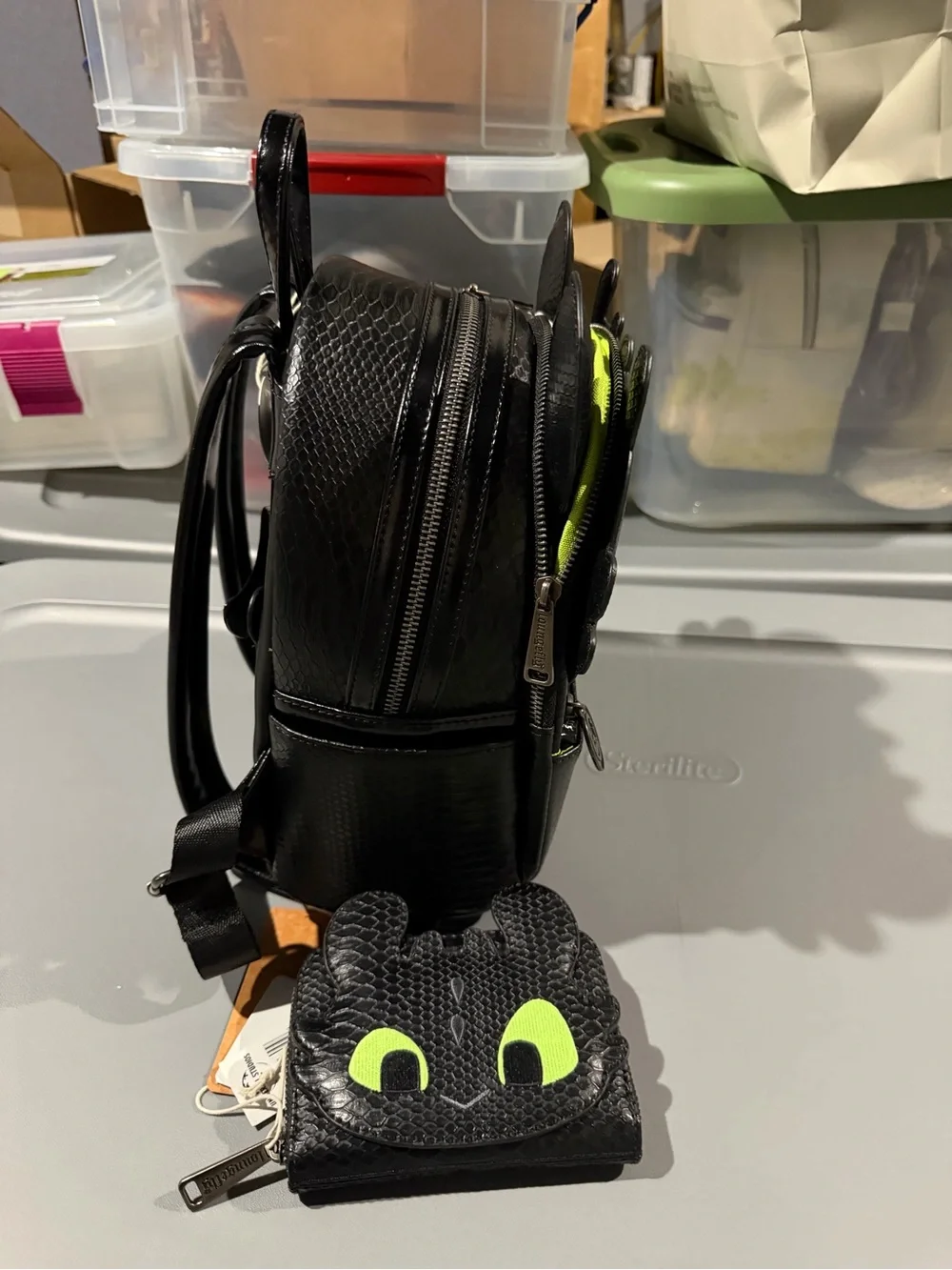 2025 Loungefly Universal Epic How To Train Dragon Toothless Backpack & Wallet